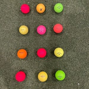 Variety Pack Of Colored Golf Balls
